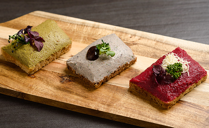 Vegetarische und vegane Minibrötchen