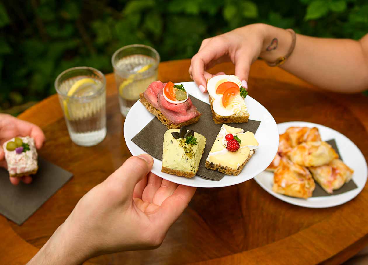Verschiedene Fingerfood-Spezialitäten für Catering Veranstaltungen in Graz